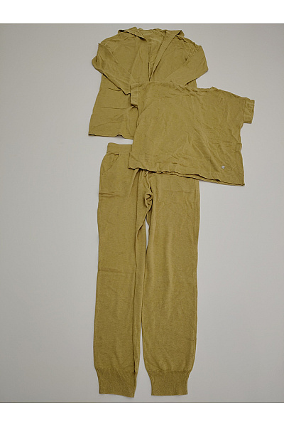 Khaki dámský komplet oversized volný smart casual Vel. L | Unimoda | obrázek 2