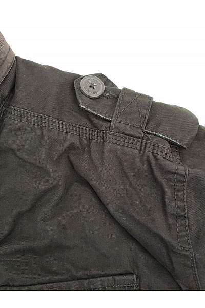 Brandit Černá bavlněná pánská bunda vojenská parka přechodová Vel. XL | Brandit | obrázek 5