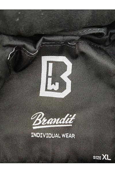 Brandit Černá bavlněná pánská bunda vojenská parka přechodová Vel. XL | Brandit | obrázek 8