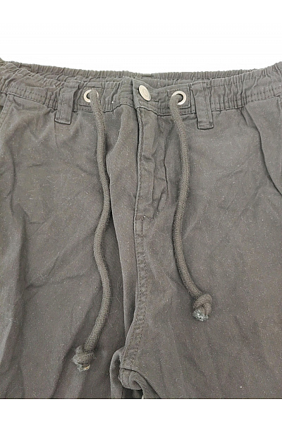 URBAN CLASSICS Pánské černé bavlněné jogger kalhoty s kapsami Velikost M | URBAN CLASSICS | obrázek 4