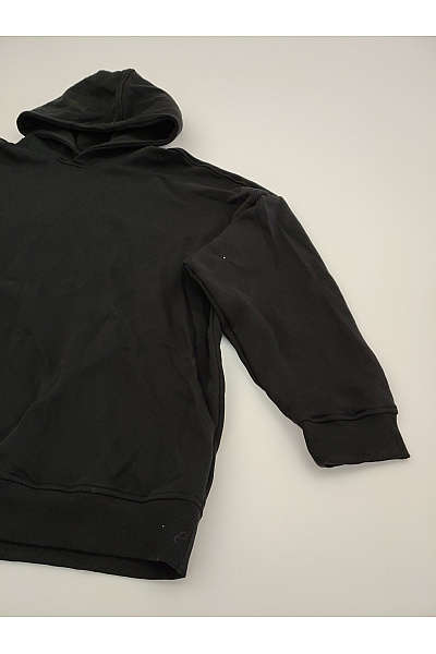 Černá bavlněná oversized mikina s kapucí přes hlavu Velikost 3XL | Unimoda | obrázek 2