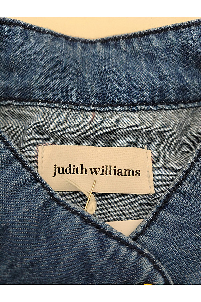 Judith Williams Dámská modrá bavlněná košile se stojáčkem Vel. DE 48 | Judith Williams | obrázek 7