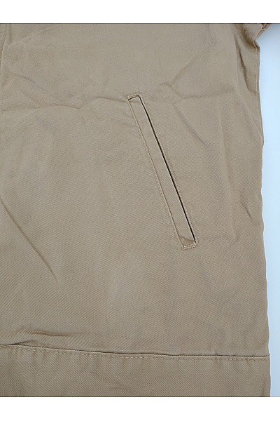 URBAN CLASSICS Pánská bavlněná bunda khaki se zipem Velikost L | URBAN CLASSICS | obrázek 2