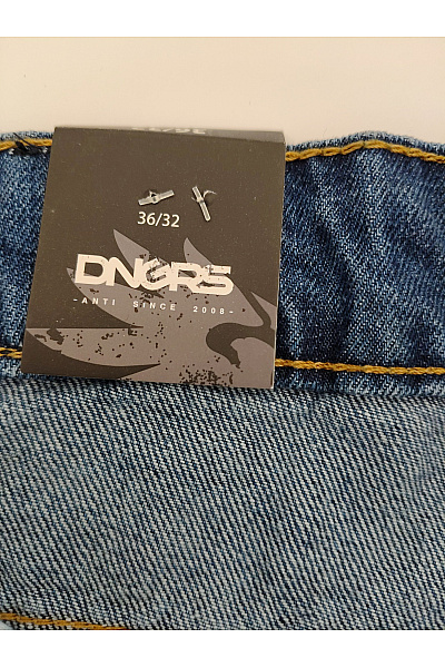 DNGRS Pánské modré cargo džíny volné Vel. US 36/32 | DNGRS | obrázek 4