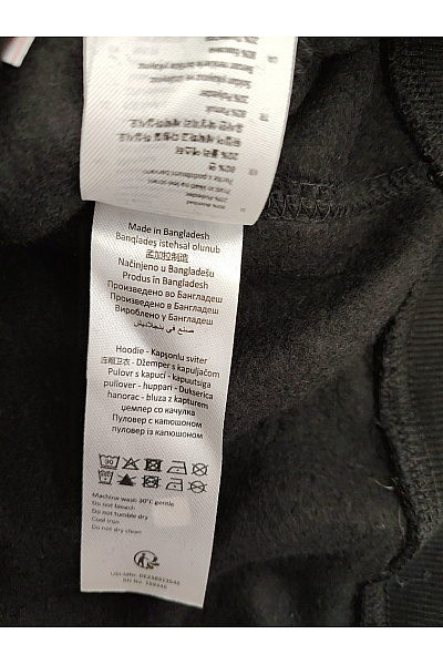URBAN CLASSICS Dámská černá bavlněná mikina s kapucí a klokaní kapsou oversized Vel. XXL | URBAN CLASSICS | obrázek 5