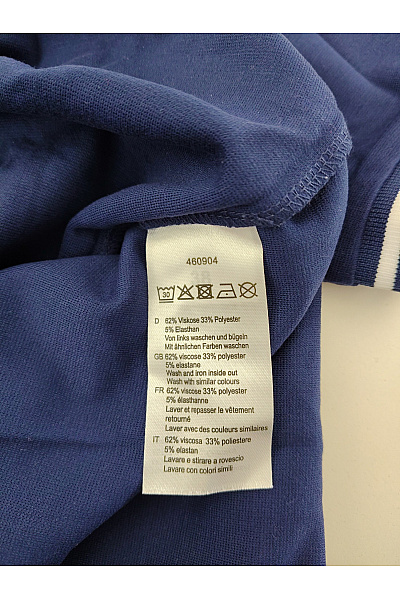 fiora blue Modré midi šaty s dlouhým rukávem elegantní Vel. DE 38 | fiora blue | obrázek 5