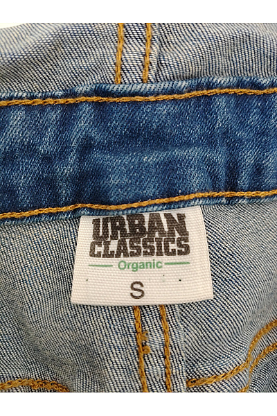 URBAN CLASSICS Dámské modré džínové laclové kraťasy s kapsami Velikost S | URBAN CLASSICS | obrázek 10