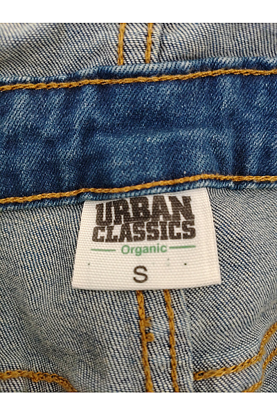 URBAN CLASSICS Dámské modré džínové laclové kraťasy s kapsami Velikost S | URBAN CLASSICS | obrázek 11