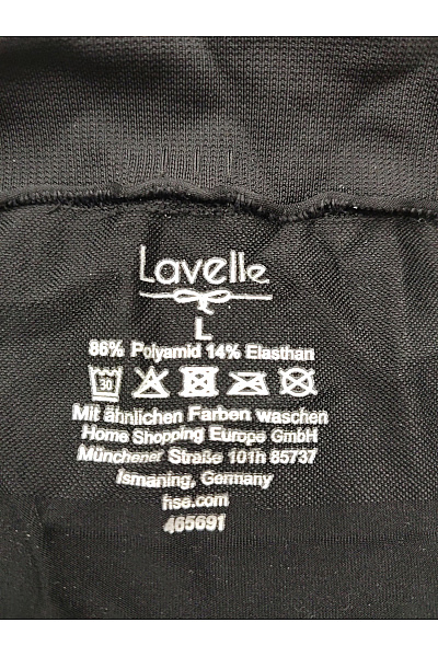 Lavelle Černé dámské kalhotky s vysokým pasem a krajkou Vel. L | Lavelle | obrázek 9