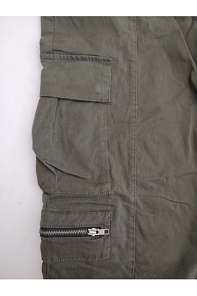URBAN CLASSICS Khaki cargo kalhoty s kapsami bavlněné Velikost 31 | URBAN CLASSICS | obrázek 3