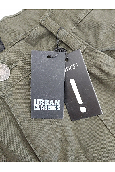 URBAN CLASSICS Khaki cargo kalhoty s kapsami bavlněné Velikost 31 | URBAN CLASSICS | obrázek 5
