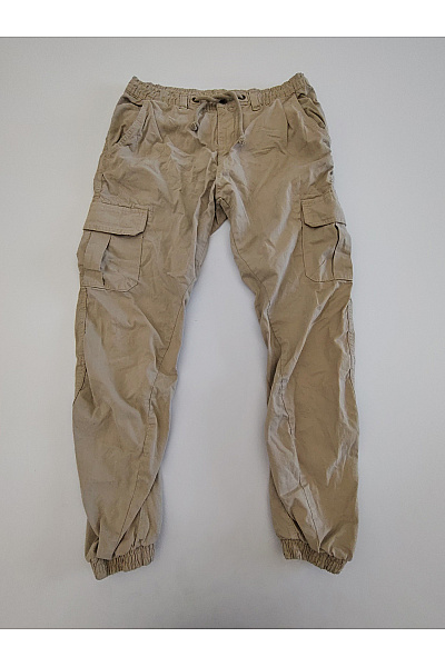 URBAN CLASSICS Pánské cargo kalhoty khaki bavlněné jogger s kapsami Velikost XL | URBAN CLASSICS | obrázek 2