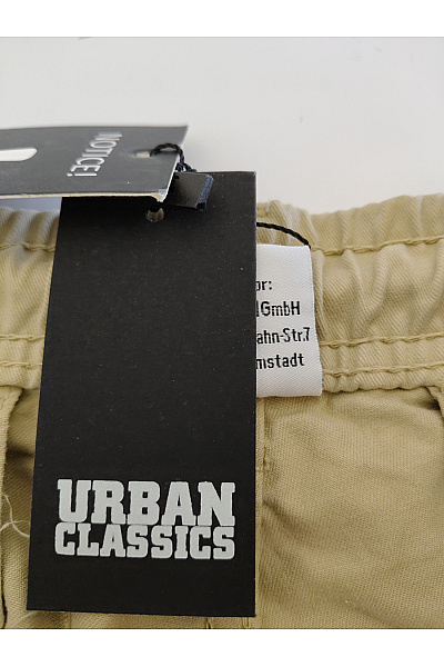 URBAN CLASSICS Pánské cargo kalhoty khaki bavlněné jogger s kapsami Velikost XL | URBAN CLASSICS | obrázek 7