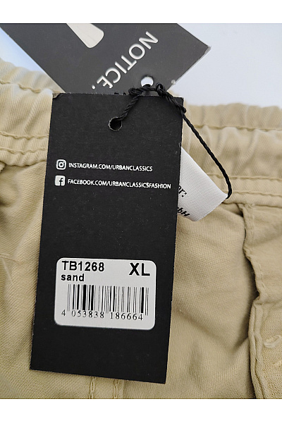 URBAN CLASSICS Pánské cargo kalhoty khaki bavlněné jogger s kapsami Velikost XL | URBAN CLASSICS | obrázek 8