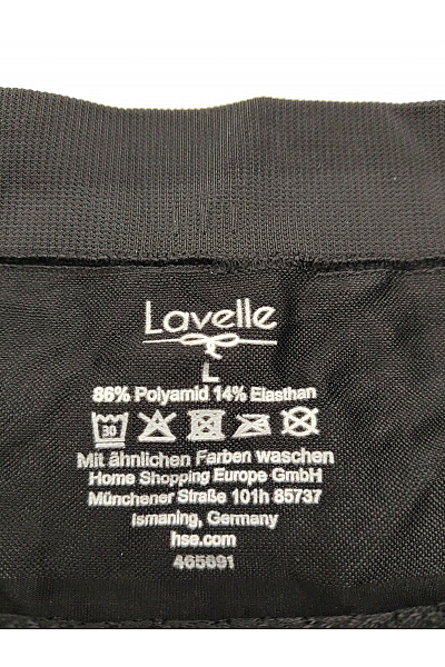 Lavelle Dámské černé stahovací kalhotky s vysokým pasem a krajkou Velikost L | Lavelle | obrázek 7