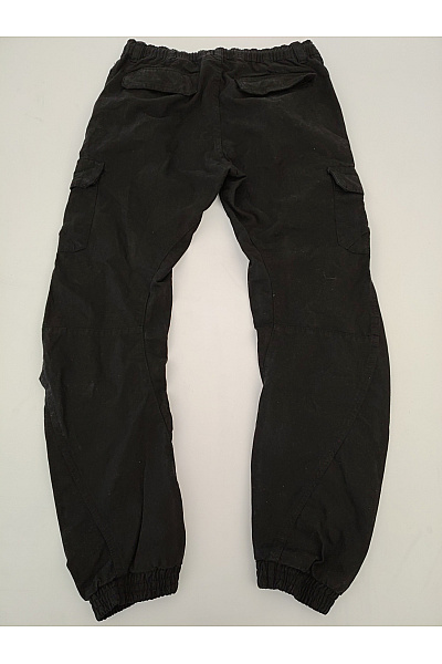 URBAN CLASSICS Pánské černé bavlněné cargo jogger kalhoty s kapsami Velikost L | URBAN CLASSICS | obrázek 9
