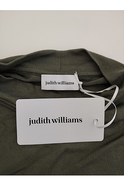 Judith Williams Dámské khaki tričko s dlouhým rukávem a stojáčkem basic Velikost DE 44 | Judith Williams | obrázek 5