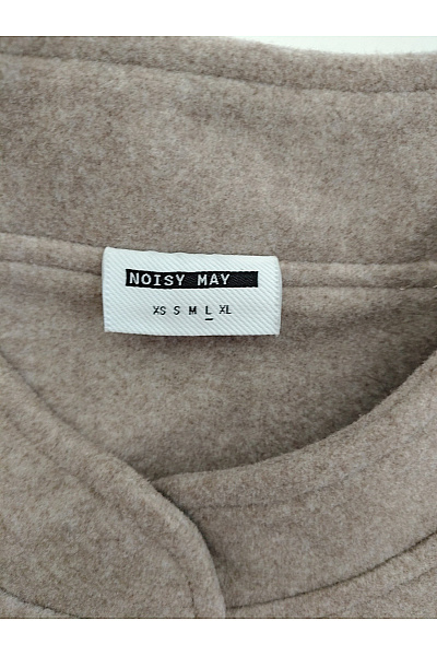 Noisy May Hnědá oversize přechodová bunda s kapsou vpředu Vel. L | Noisy May | obrázek 10