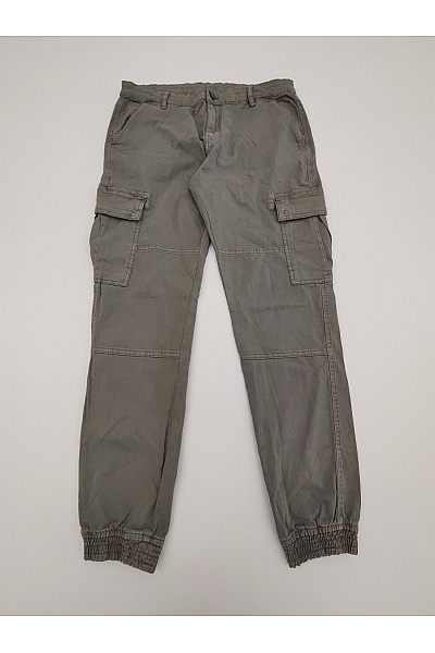 URBAN CLASSICS Dámské bavlněné cargo jogger kalhoty khaki s kapsami Vel. EU 36 | URBAN CLASSICS | obrázek 2