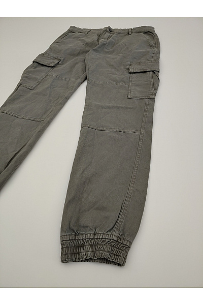 URBAN CLASSICS Dámské bavlněné cargo jogger kalhoty khaki s kapsami Vel. EU 36 | URBAN CLASSICS | obrázek 3