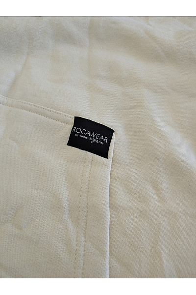 ROCAWEAR Béžová bavlněná mikina s kapucí a klokaní kapsou Vel. M | ROCAWEAR | obrázek 4
