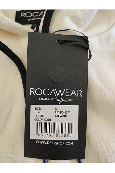 ROCAWEAR Béžová bavlněná mikina s kapucí a klokaní kapsou Vel. M | ROCAWEAR | obrázek 10