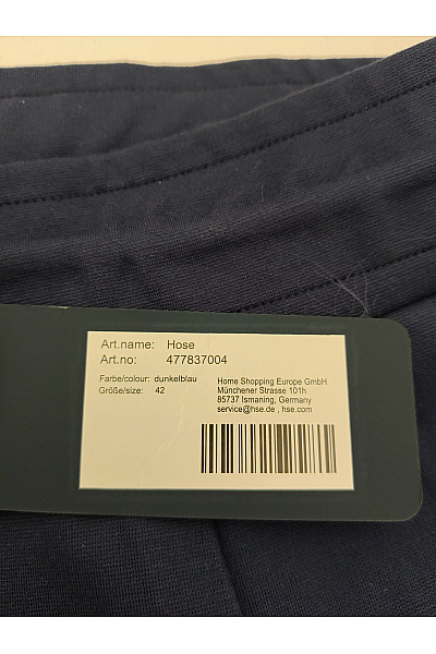 fiora blue Černé dámské tepláky s kapsami a pružným pasem Velikost DE 42 | fiora blue | obrázek 7