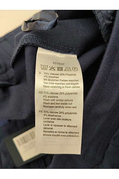 fiora blue Černé dámské tepláky s kapsami a pružným pasem Velikost DE 42 | fiora blue | obrázek 8