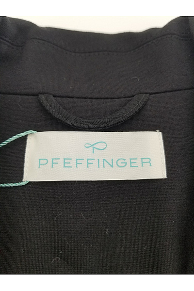 PFEFFINGER Černé elegantní business blejzr sako jednořadé vypasované Velikost DE 40 | PFEFFINGER | obrázek 7