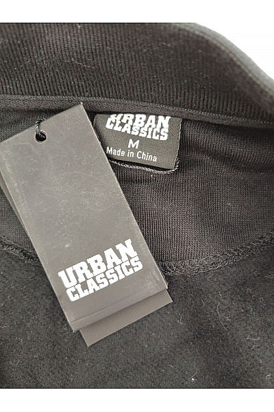URBAN CLASSICS Černobílá bavlněná baseballová mikina bomber Vel. M | URBAN CLASSICS | obrázek 5