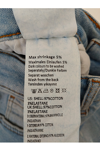 2Y PREMIUM Dámské modré skinny džíny s dírami Vel. 29 | 2Y PREMIUM | obrázek 8