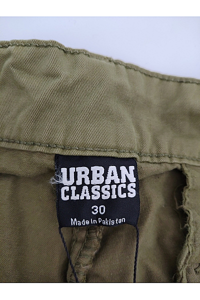 URBAN CLASSICS Pánské bavlněné cargo kalhoty khaki Velikost 30 | URBAN CLASSICS | obrázek 5