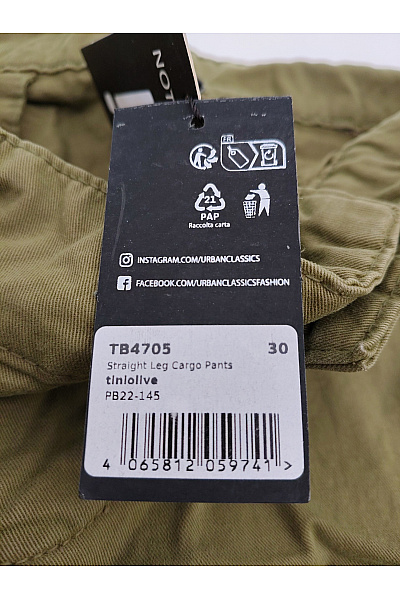 URBAN CLASSICS Pánské bavlněné cargo kalhoty khaki Velikost 30 | URBAN CLASSICS | obrázek 6