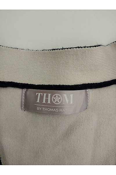 THOM By Thomas Rath Černý pletený kardigan do véčka na knoflíky Vel. M | THOM By Thomas Rath | obrázek 4