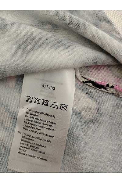 OVANTI Dámská halenka s krátkým rukávem a květinovým zvířecím vzorem Velikost DE 46 | OVANTI | obrázek 6