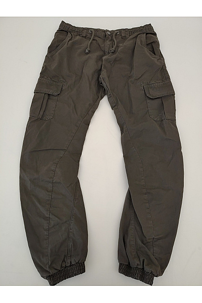 URBAN CLASSICS Pánské khaki cargo jogger kalhoty s kapsami Vel. L | URBAN CLASSICS | obrázek 2
