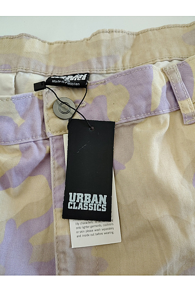 URBAN CLASSICS Bavlněné maskáčové cargo jogger kalhoty s kapsami Vel. 33 | URBAN CLASSICS | obrázek 7
