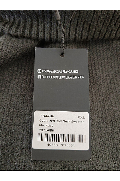 URBAN CLASSICS Černý dámský rolák basic Vel. XXL | URBAN CLASSICS | obrázek 6