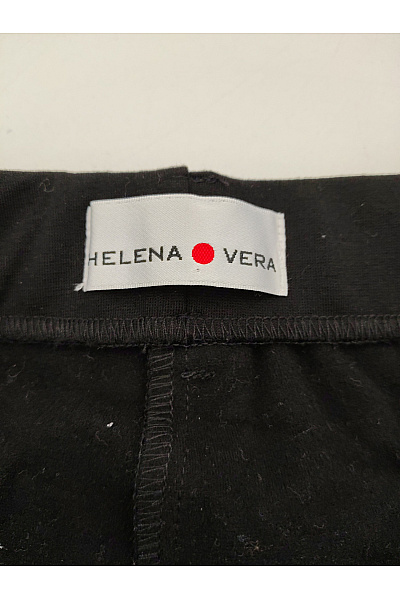 HELENA VERA Černé elegantní společenské kalhoty rovné Vel. DE 40 | HELENA VERA | obrázek 4