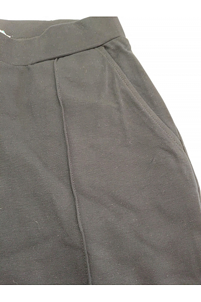 PFEFFINGER Černé elegantní kalhoty s vysokým pasem a puky Velikost DE 38 | PFEFFINGER | obrázek 4