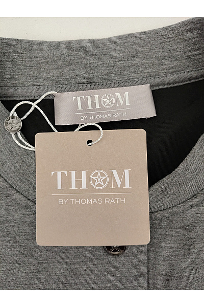 THOM By Thomas Rath Šedá dámská bomber bunda bez kapuce Velikost DE 48 | THOM By Thomas Rath | obrázek 8