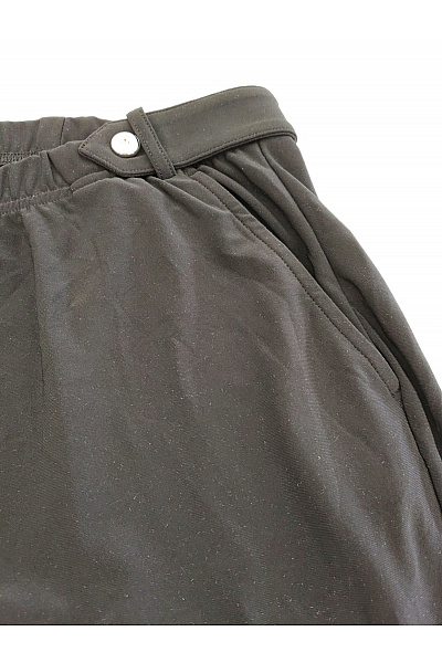 COUTURE LINE Černé široké kalhoty s kapsami Vel. DE 46 | COUTURE LINE | obrázek 4