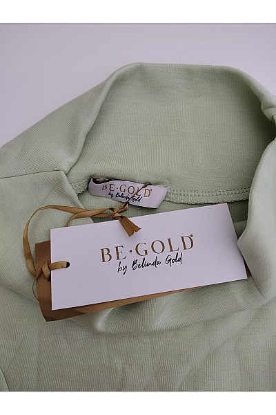 Belinda Gold Dámské khaki tílko se stojáčkem basic Vel. EU 42 | Belinda Gold | obrázek 3