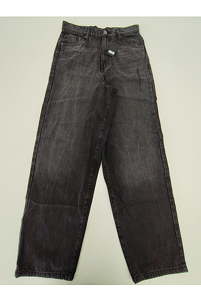 URBAN CLASSICS Dámské černé džíny s vysokým pasem wide leg Vel. 30 | URBAN CLASSICS | obrázek 2