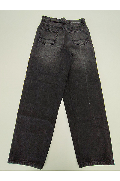 URBAN CLASSICS Dámské černé džíny s vysokým pasem wide leg Vel. 30 | URBAN CLASSICS | obrázek 8