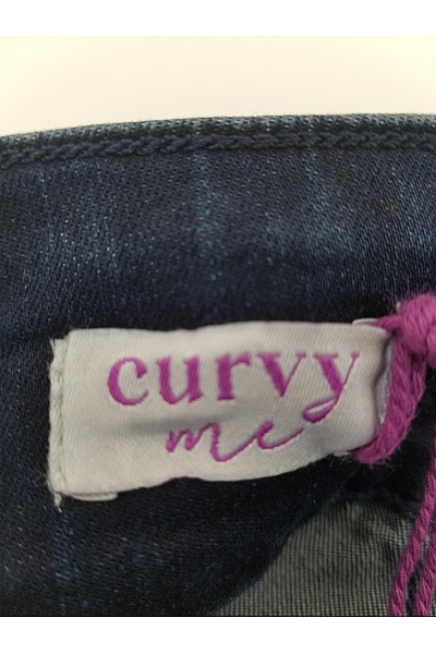 curvy me Dámské modré džíny s vysokým pasem a kapsami Velikost DE 40 | curvy me | obrázek 8