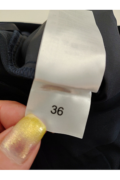 fiora blue Černé bavlněné chinos kalhoty Velikost EU 36 | fiora blue | obrázek 7