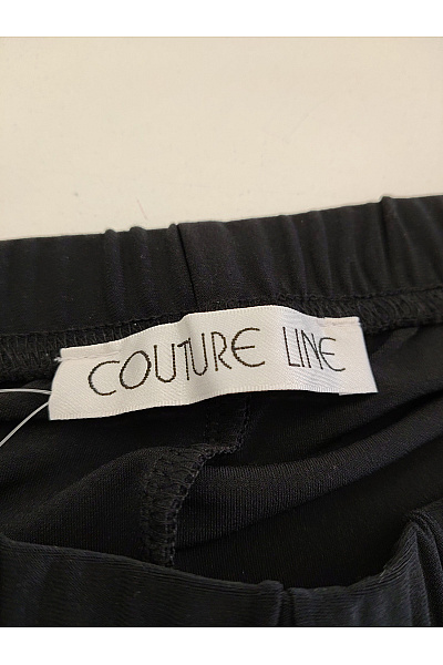 COUTURE LINE Černé široké společenské kalhoty s vysokým pasem Velikost DE 40 | COUTURE LINE | obrázek 8