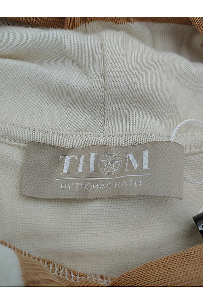 THOM By Thomas Rath Dámské pruhované bavlněné tričko s dlouhým rukávem a kapucí Vel. DE 48 | THOM By Thomas Rath | obrázek 9