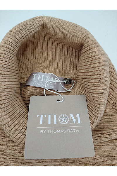 THOM By Thomas Rath Béžový pletený rolák s rozšířenými rukávy Vel. DE 40 | THOM By Thomas Rath | obrázek 5